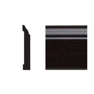 lot 107 image: Pallet of Royal Mouldings 5523 716 in. x 3-14in. x 8 ft. OVC Base Espresso Moudling.