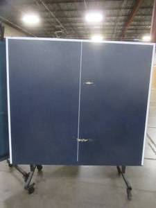 lot 115 image: GOOD ENOUGH FOR BEER PONG - JOOLA NOVA - Outdoor Table Tennis Table with Waterproof Net Set - 10 Minute Easy Assembly - All Weather Aluminum Composite Outdoor Ping Pong Table - Tournament Quality - Indoor & Outdoor Compatible - Scratch and Dent.