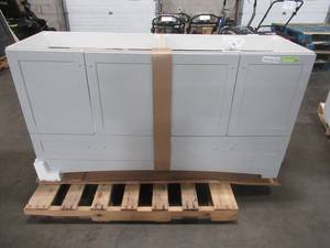 lot 140 image: Lancaster 60 in. W x 19 in. D Bath Vanity in Pearl Gray - Cabinet Only.