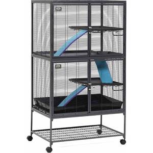 lot 304 image: MidWest Homes For Pets Deluxe Critter Nation Double Unit Small Animal Cage (Damage To Box)