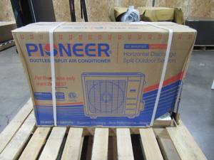 lot 319 image: Pioneer 12,000 BTU 1 Ton 19 SEER Ductless Mini Split Air Conditioner Heat Pump Variable Speed DC Inverter System 110120V Model WYS012AMFI19RL-16 - Outdoor unit only. Lines not included.