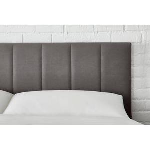 lot 157 image: Stylewell Warrenton Charcoal Gray Upholstered King Headboard with Channel Tufting. Unclaimed Freight.