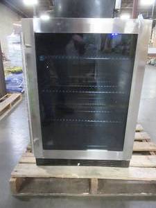 lot 336 image: Magic Chef Can Cooler in Stainless Steel, HMWC44DZ - Slight Scratch and Dent - Works.