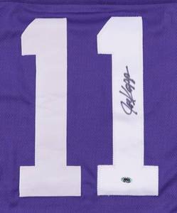 lot 24A image: Minnesota Vikings Great Joe Kapp Signed Purple Pro Style Jersey RSA Hologram