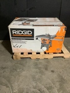 RIGID 13 Amp 10 in. Professional Cast Iron Table Saw. See Pictures