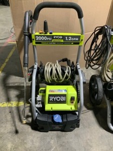 RYOBI 2000 PSI & 2300 PSI 1.2 GPM Electric Pressure Washers. Various Conditions. See Pictures