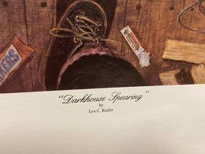 LES C. KOUBA-DARKHOUSE SPEARING PRINT