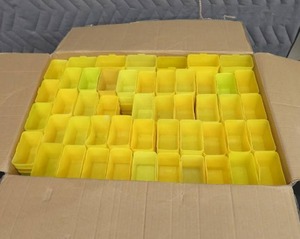 YELLOW STORAGE TRAYS