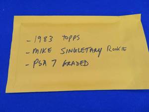 PSA GRADED MIKE SINGLETARY ROOKIE