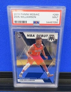 PSA MOSAIC ZION WILLIAMSON ROOKIE CARD