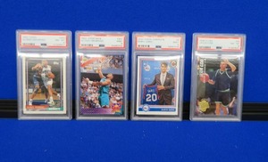 4 PSA GRADED BASKETBALL CARDS