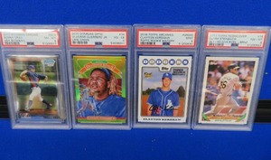 4 PSA GRADED BASEBALL CARDS