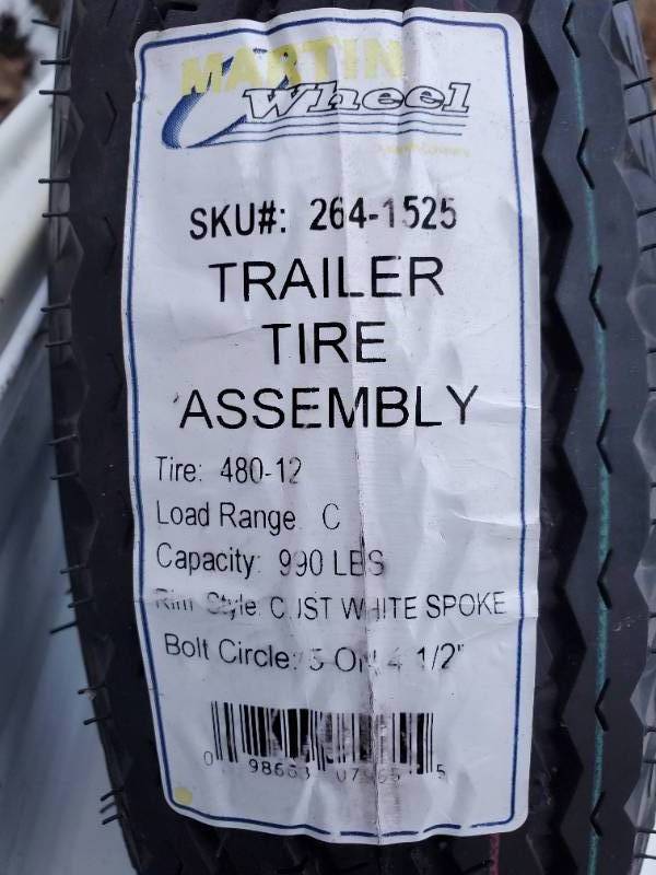 Trailer Tire Assembly (brand New)