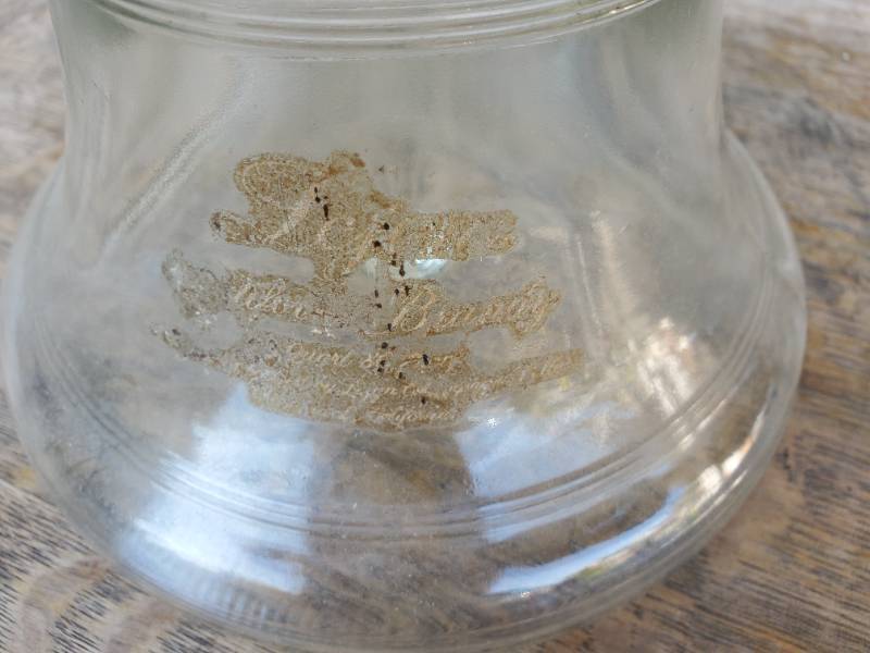 Antique Liberty Bell Brandy Bottle