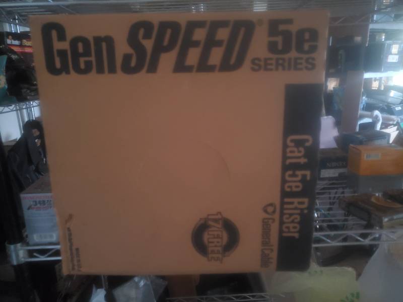 Cat 5-e Cable Box 1000 ft. (Unopened) general cable