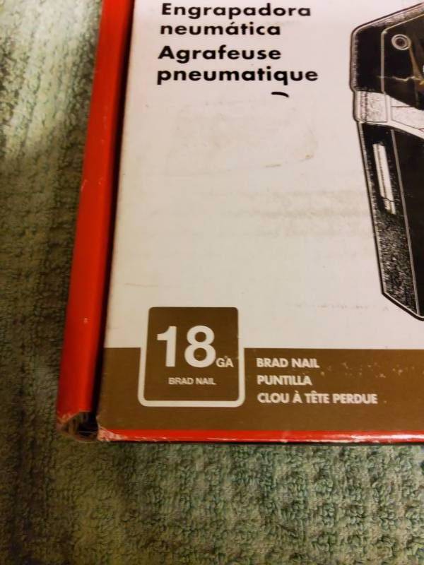 Porter Cable pneumatic stapler 18 GA.