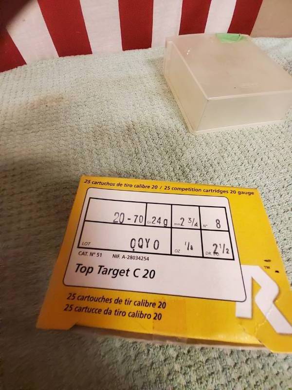Rio Top Target C2020 GA. 2-34 in 8 shot 18 oz.