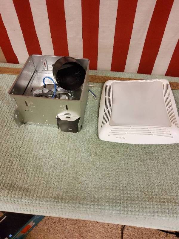 Nutone 50 cfm ventilation fan.