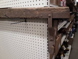 lot 174 image: Antique Wood and Iron Horse Evener - About 48 Long - NO SHIPPING