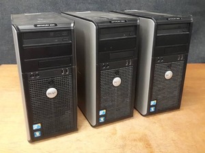 lot 66 image: Lot of (3) DELL OptiPlex 380 Desktop Computers - Hard Drives Removed - NO SHIPPING