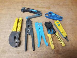 lot 73 image: Lot of Assorted Crimpers and Strippers
