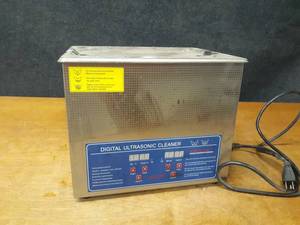 lot 76 image: Ultrasonic Cleaner - 110V AC - Measures about 12 x 10 x 10 - Tested and Works