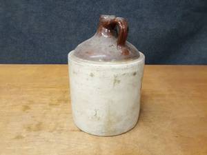 lot 107 image: Antique Crock Jug - About 13 Tall - Has some chips - NO SHIPPING