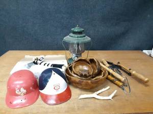 lot 113 image: Tomahawk, Lanterns, Helmets and More - NO SHIPPING