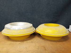 lot 132 image: (Lot of 2) Justrite Cease-Fire Waste Paper Receptacle Extinguishing Head Part No. 26155 for 55 Gallon Drums - NO SHIPPING