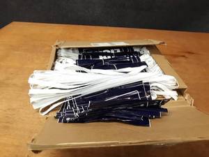 lot 144 image: Full Case of (6) BUD LIGHT Pennant Flags - Unsure of the length of these