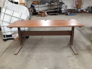 lot 180 image: Adjustable Height Work Table - 72 x 29 - Height Adjusts from 26 to 34 - NO SHIPPING