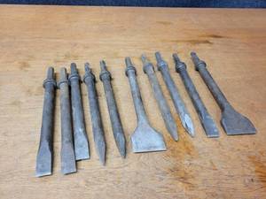 lot 198 image: (Lot of 10) 0.580 Hex Type Hammer and Chisel Bits