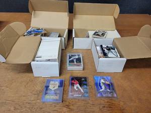 lot 301 image: Lot of Baseball Cards - 2000 Upper Deck Box, 1995 Donruss Box, 1995 Pinnacle Box, 1994 Topps and Topps Gold