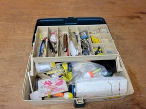 lot 312 image: Plano Tackle Box w Fishing Tackle