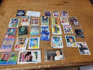 lot 298 image: Lot of Baseball and Football Cards - From the 70s, 80s and 90s