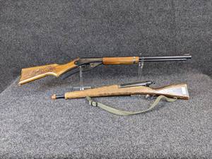 lot 46 image: Red Ryder Daisy BB Gun and Toy Bolt-Action Rifle - NO SHIPPING
