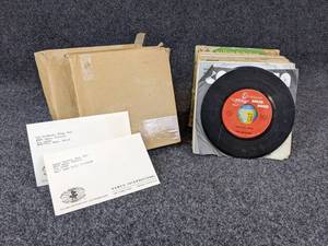 lot 242 image: Lot of about (25) Vintage 45 Records - Bobby Eagle Promo Records, Neil Diamond, Irving Berlin, Perry Como, PeeWee King, and More NO SHIPPING