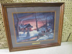 lot 79 image: (RMC) Framed Ron Iverson Dashing T...