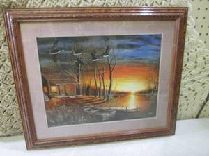 lot 80 image: (RMC) Framed Jim Hansel Print 19 1...