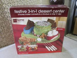 lot 85 image: (D-2) Festive 3-In-1 Dessert Center...