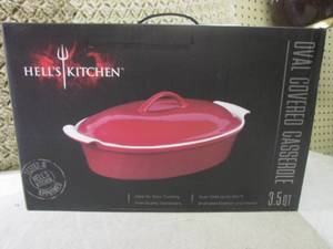 lot 118 image: (D-3) Hells Kitchen 3.5 Qt Oval Co...