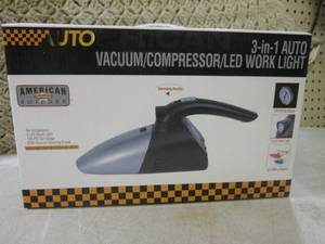 lot 120 image: (BSB) 3-In-1 Auto VacuumCompressor...