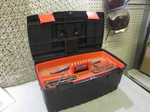 lot 135 image: (EW3) 22 Plastic Tool Box with Ass...