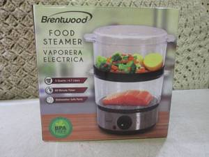 lot 187 image: (CS) Brentwood Food Steamer...