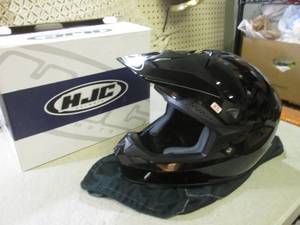 lot 216 image: (F-2) HJC Helmet Black Size XL with...