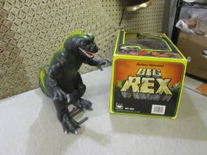 lot 247 image: (EW5) Battery Operated Big Rex Toy ...