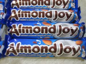 lot 252 image: (B-3) 18 Almond Joy Candy Bars Best...