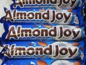 lot 254 image: (B-3) 18 Almond Joy Candy Bars Best...