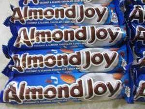 lot 255 image: (B-3) 18 Almond Joy Candy Bars Best...