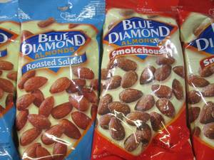lot 291 image: (B-3) 12 Bags Blue Diamond Almonds ...